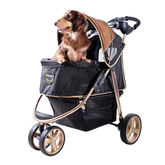 Ibiyaya "Monarch" Premium Pet Jogger Stroller - Luxury Gold