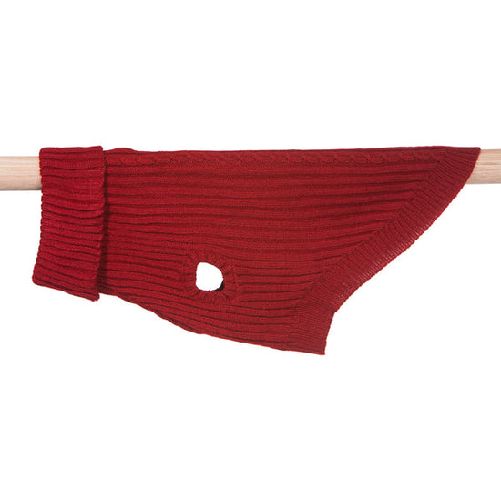 Hamish McBeth Hand Loomed Wool Knit Jumper - Red