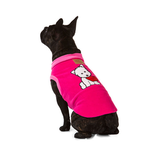 Hamish McBeth Puppy Heart Pyjamas - Pink