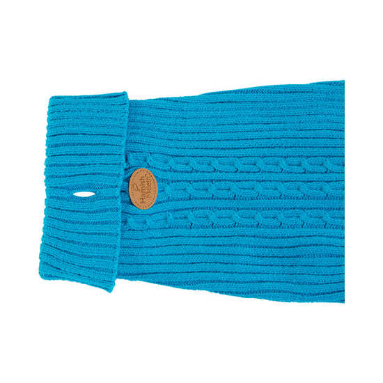Hamish McBeth Hand Loomed Wool Knit Jumper - Blue