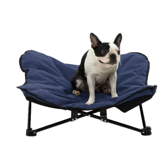 Charlie’s Foldable Outdoor Camping Pet Bed – Blue