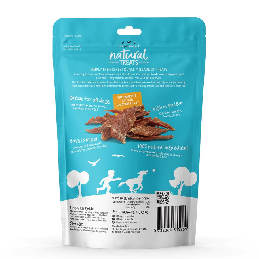 The Pet Project Natural Treats – Chicken Fillet