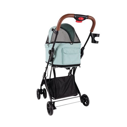 Ibiyaya Travois Tri-fold 3-in-1 Pet Travel Stroller System - Spearmint