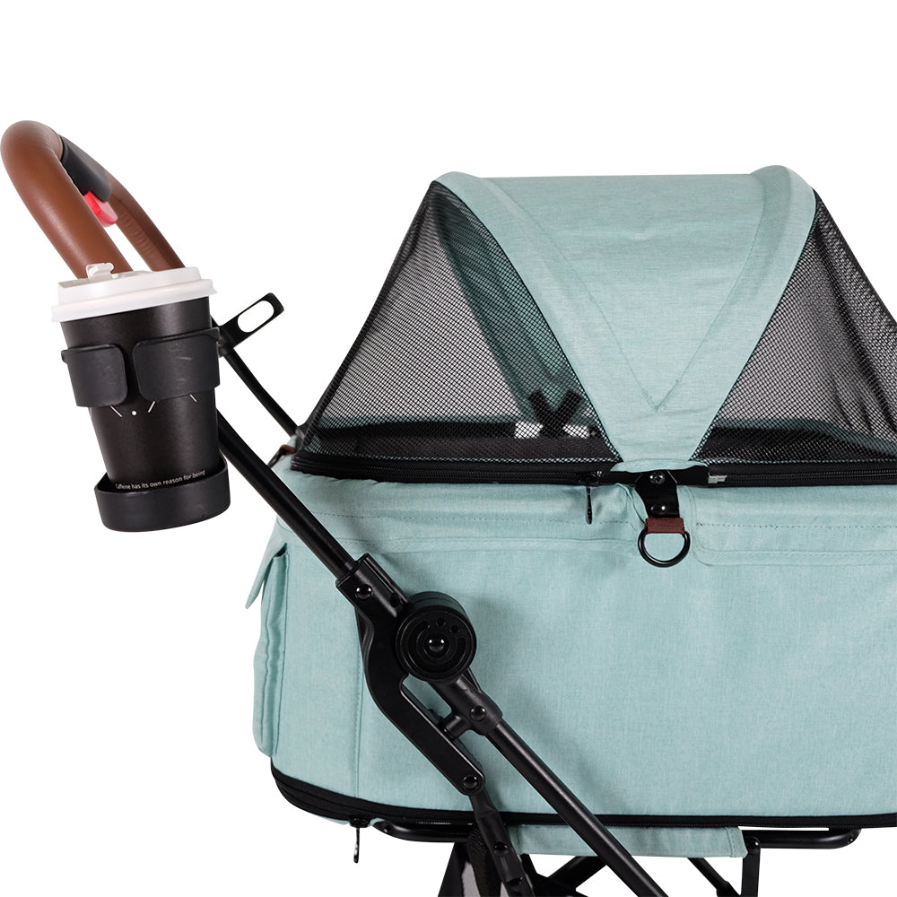 Ibiyaya Travois Tri-fold 3-in-1 Pet Travel Stroller System - Spearmint