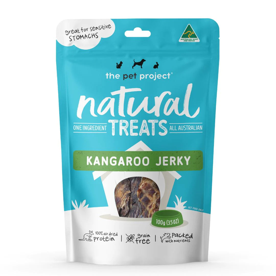 The Pet Project Natural Treats – Kangaroo Jerky