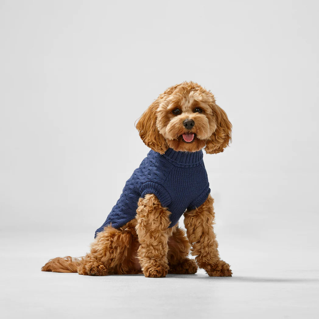 Snooza - Polo Knit Sweater – Navy