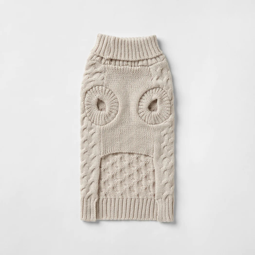 Snooza – Polo Knit Sweater – Oatmeal