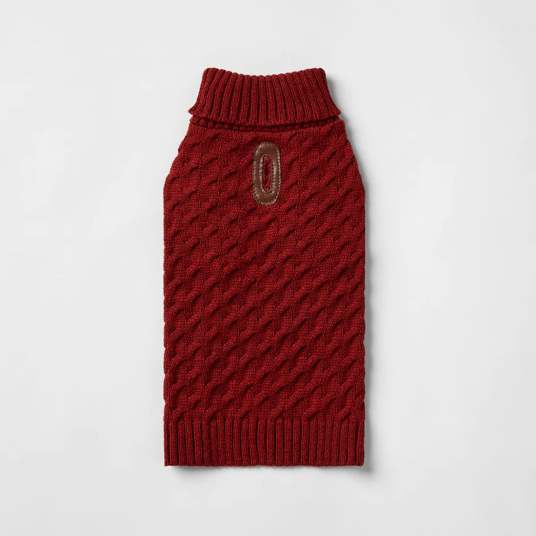 Snooza – Polo Knit Sweater – Red