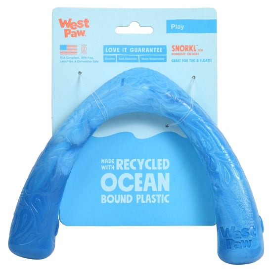 West Paw Seaflex Recycled Plastic Toy - Snorkl - Surf