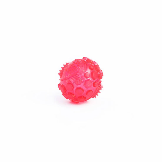 Zippy Paws Tuff Squeaker Ball - Pink Large