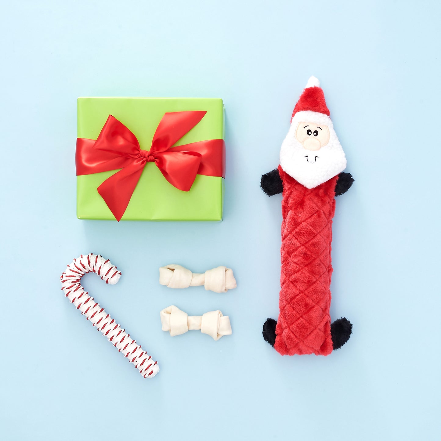 Zippy Paws Christmas Jigglerz Shakeable Toy - Santa