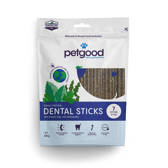 Petgood Dental Sticks – Insect Protein (7 Sticks)