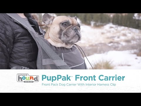 Load and play video in Gallery viewer, Outward Hound Puppak Front Dog Carrier Bag
