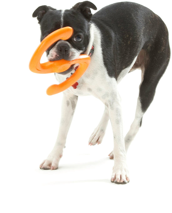 West Paw Bumi Tug & Fetch Zogoflex Dog Toy - Orange