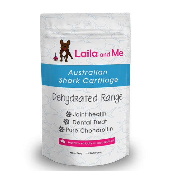 Laila & Me Dehydrated Australian Shark Cartliege - Crunchy Dog Treats