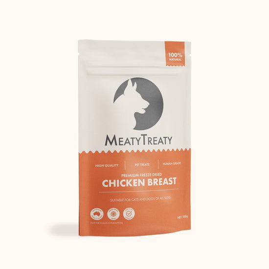 Meaty Treaty Freeze Dried Australian Chicken Breast Dog Treats