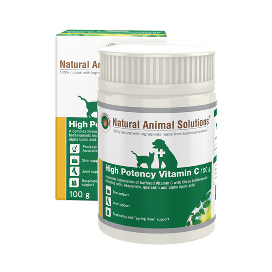 High Potency Vitamin C 100G by Natural Animal Solutions