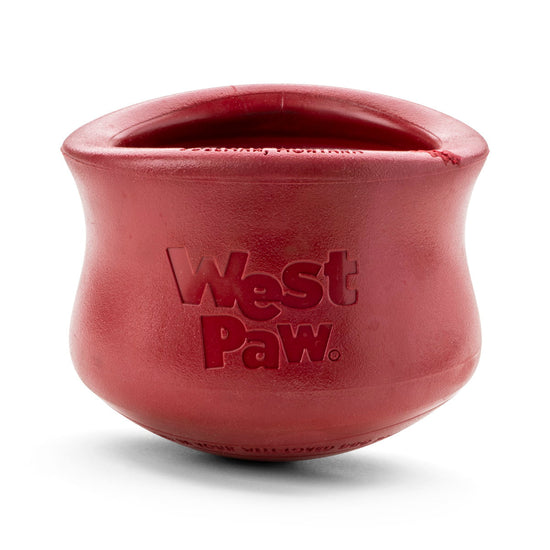 West Paw Toppl Treat Dispensing Dog Toy - Ruby Red