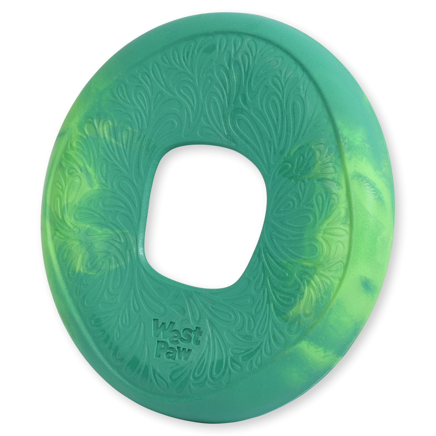West Paw Seaflex Recycled Plastic Flyer Dog Toy - Sailz  - Emerald