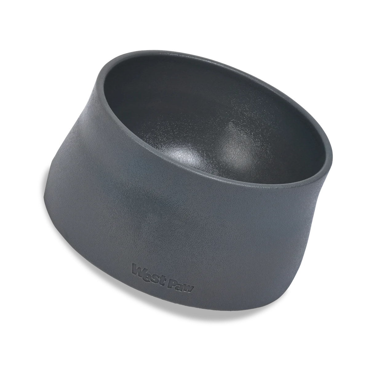 West Paw Seaflex Eco-Friendly Dog Bowl - Sea Fog Grey