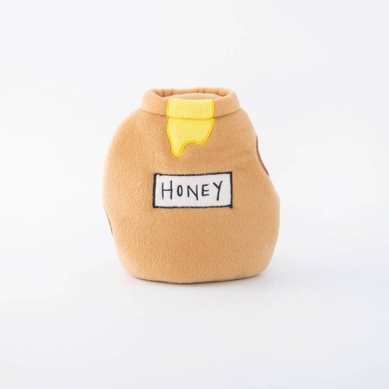 Zippy Paws Zippy Burrow Interactive Squeaker Dog Toy - Honey Pot