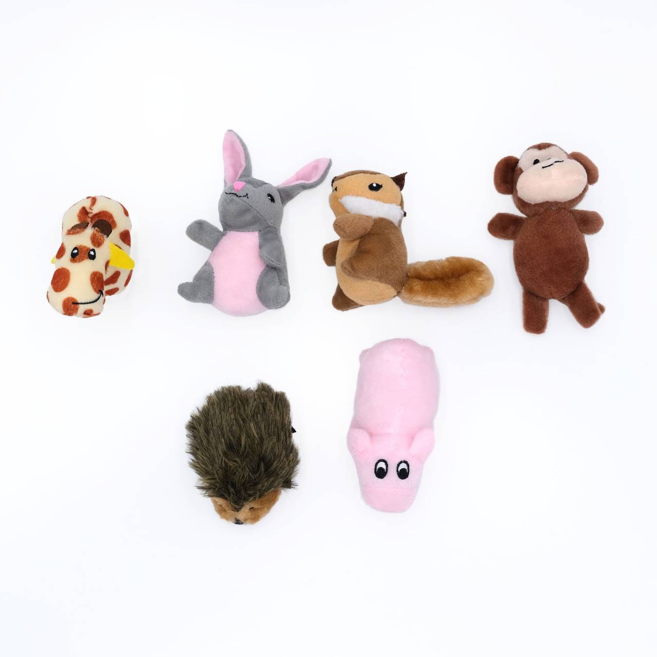 Zippy Paws Miniz Multipack Squeaker Dog Toys with 6 Mini Toys